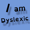 "I am Dyslexic" icon